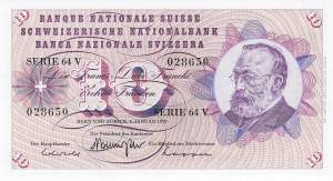 Schweiz 10 Franken 1970